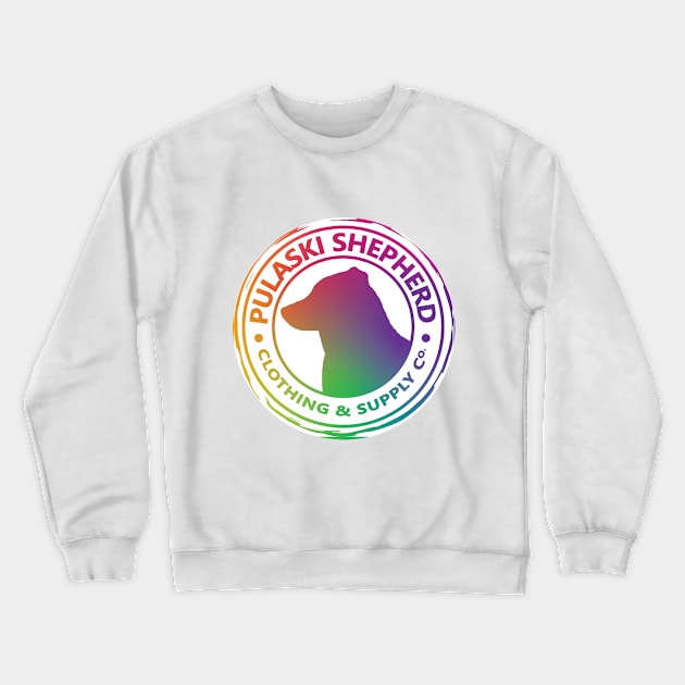 PSCSCo Rainbow Logo Crewneck Sweatshirt by PSCSCo